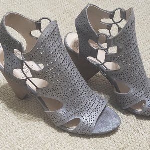 Vince Camuto Stacked Block Heel Peep-toe Sandal